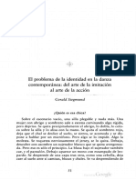 El Problema de La Identidad en La Danza