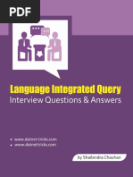 LINQ Interview Questions & Answers - by Shailendra Chauhan