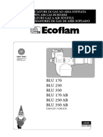 Ecoflam Blu 170 Manual