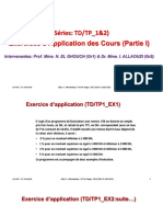 Series TD-TP - 1&2