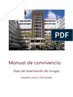 Manual de convivencia sala de cirugía Hospital Fernández