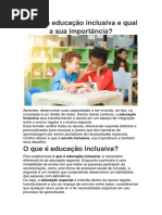 educaçao inclusiva