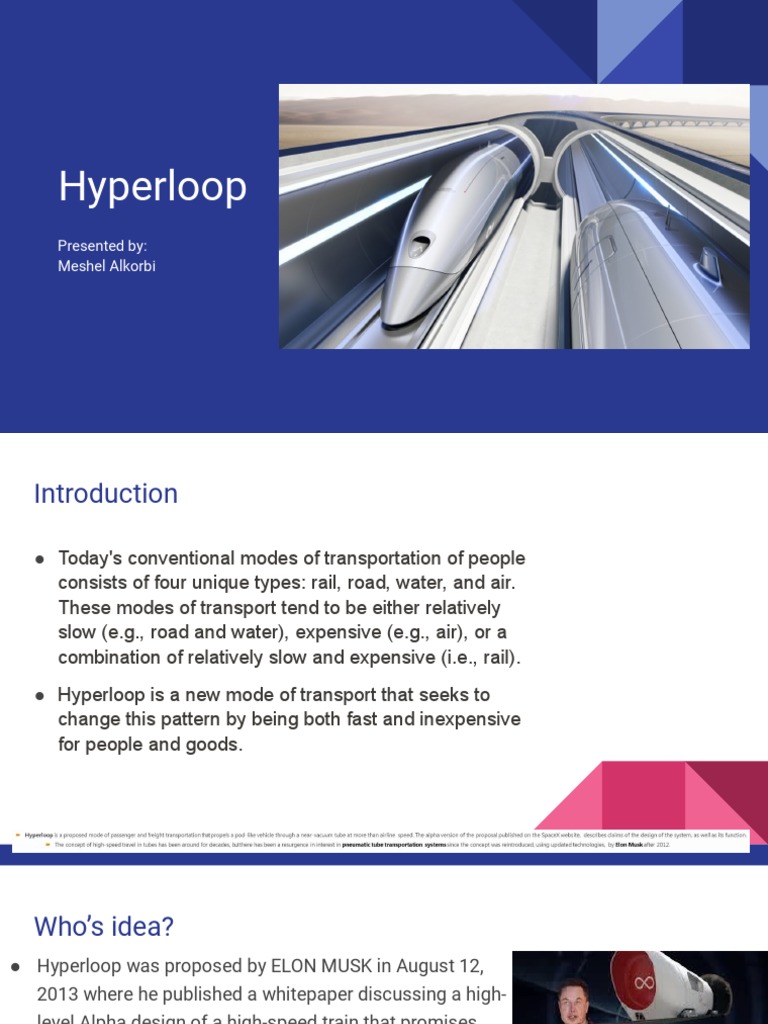 Hyperloop | PDF | Hyperloop | Physical Quantities