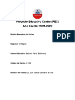 Proyecto de Centro Belisario Perez