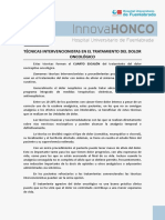 Tecnicas Intervencionistas en El Tratamiento Del Dolor Oncologicossubido