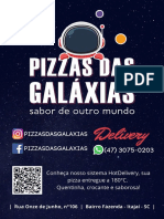Cardápio - Pizzas das Galáxias