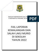 Cover File Rekod Kemalangan