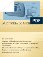 Auditoria de Materiales