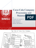 Coca-Cola Company Processing and Maintenance