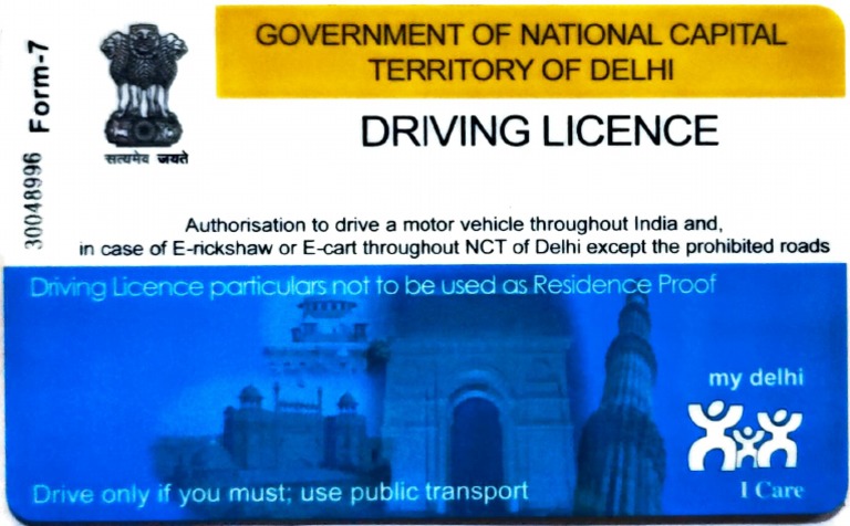Driving Licence: Government of National Capital | PDF