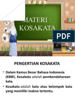 Materi Kosakata