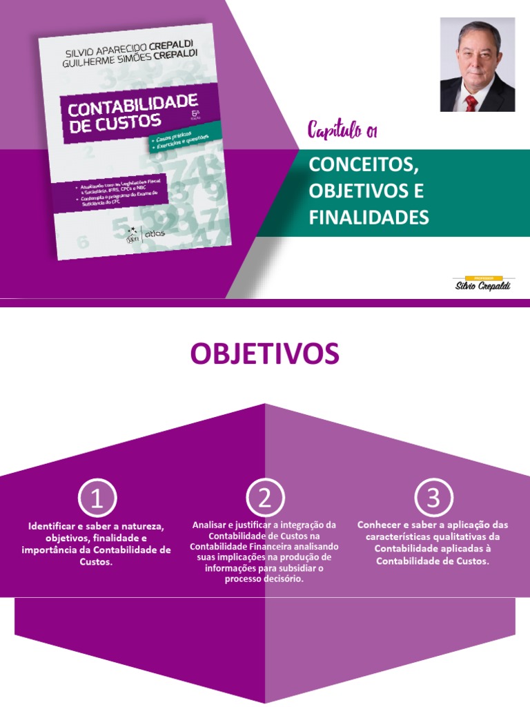 2.2conceitos Objetivos e Finalidades Da Contabilidade de Custos ...