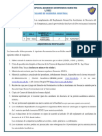 Convocatoria Especial Examen de Competencia Semestre I/2022: Auxiliares en Ingeniería Industrial