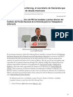 elpais.com-Muere Jesús Silva-Herzog el secretario de Hacienda que lidió con la crisis de deuda mexicana