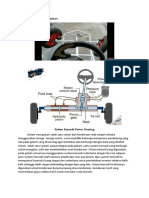 System Kemudi Gokart