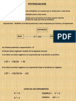 Leyes de Los Exponentes