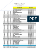 Pembagian Kelas 7: SMP Negeri 3 Batam