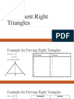 Congruent Right Triangles
