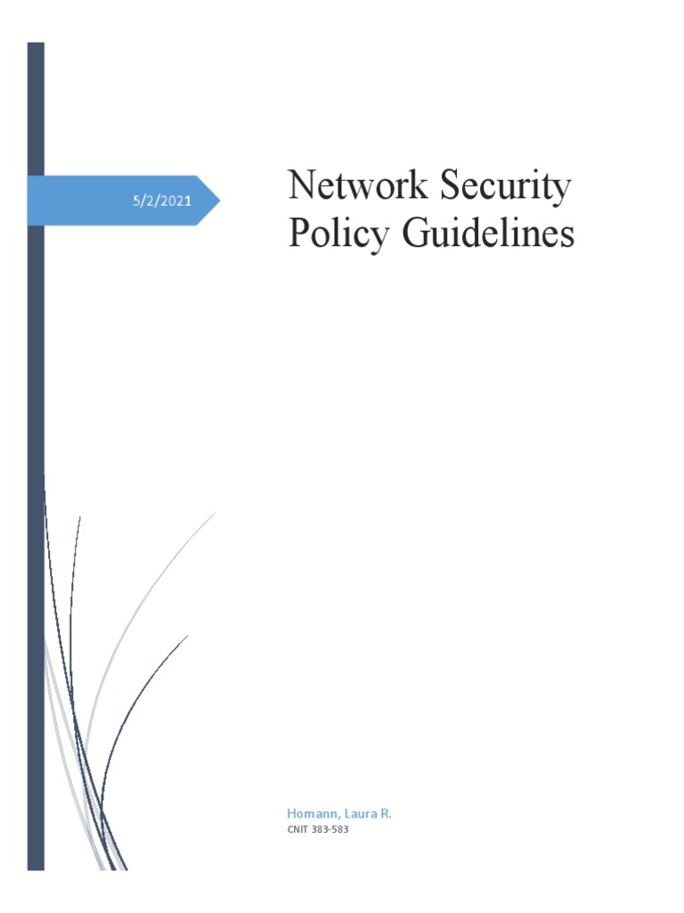 Network Security Policy Guidelines | PDF | Computer Network | Antivirus ...
