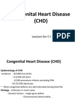 Congenital Heart Disease (CHD) : Lecture For C-I Students