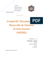 Unidad III Metodología de Desarrollo de Sistema de Información (Maria Acosta y Nestor Bracho)