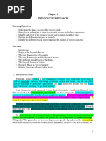 Chapter 1 - Introducing Research