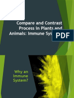 Compare and Contrast Process in Plants and Animals: Immune Systems