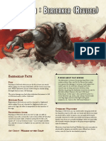 Barbarian Path of the Berserker (Revised) Two Reduced