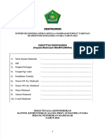 PDF Instrumen Supervisi Penilaian Kinerja Kepala Madrasah 2021 DL