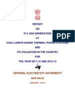 CEA Report On Fly Ash Utilization Jan.2014