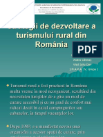 Strategii de Dezvoltare A Turismului Rural Din Romania-1