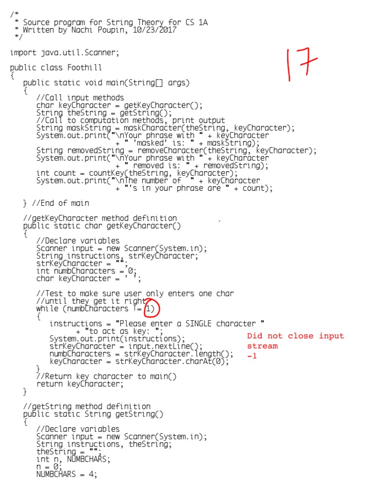 Did Not Close Input Stream - 1 | PDF | String (Computer Science) | Software
