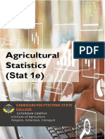 Agricultural Statistics (Stat 1e) : Learning Module 1 Week 2