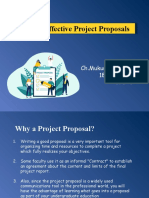 Writing Effective Project Proposals