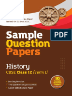 Arihant History Class 12 Term 1 Sample Papers