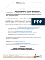 Convocatoria procesos admision promocion horas