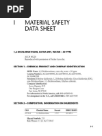 I Material Safety Data Sheet: 1,2-Dichloroethane, Extra Dry, Water 50 PPM