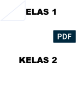 Daftar Kelas Pengambilan Soal