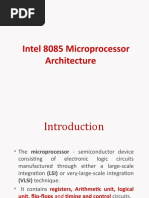 Intel 8085 Microprocessor Architecture