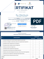 Sertifikat Pelatihan @belajar - Id GMT Buleleng Drs. I Ketut Suwirta