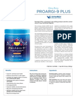 ProArgi-9 Plus Fact Sheet