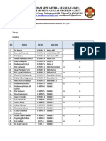 Absensi Pengurus Osis Gen 34