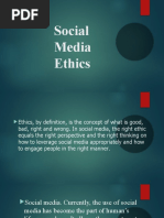 Social Media Ethics