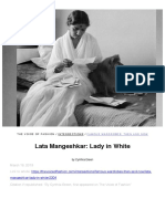 Lata Mangeshkar Lady in White