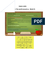 Year 3 Cefr Week 31 Unit 10 The World Around Us