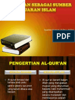 Al-qur’an Sebagai Sumber Ajaran Islam