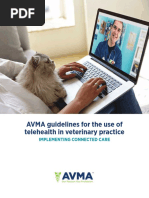 AVMA Guidelines For The Use of Telehealth in Veterinary Practice