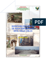 Inventario Fuentes Agua Subterranea - Chilca