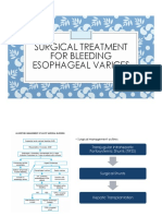 Surgical Treatment For Bleeding Esophageal Varices