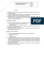 Protocolo de seguridad para control de riesgos en almacén